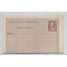 ARGENTINA ENTERO POSTAL GJ CAP-03 CARTA KIDD NUEVA U$ 10